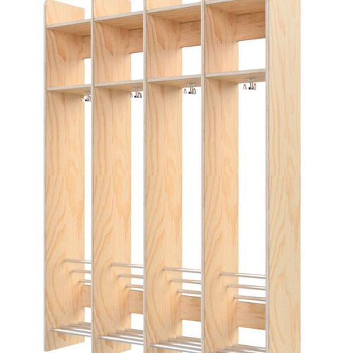 Bjørnegarderobe, vegghengt uten benk