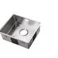 Stålvask modell ST400S - 400 x 340 x 160 mm. Syrefast      